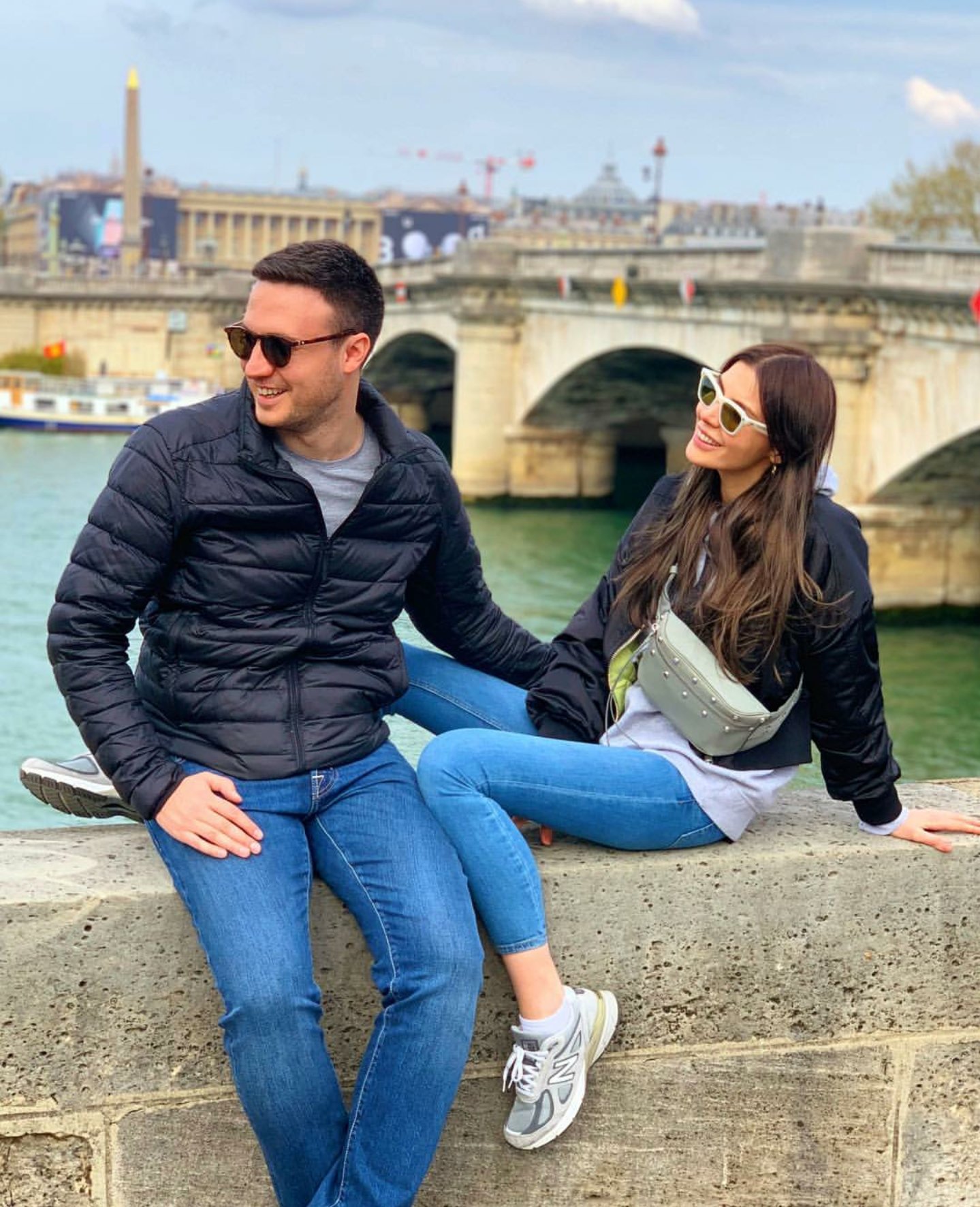 Hatice Şendil ve eşi Burak Sağyaşar'ın Paris keyfi