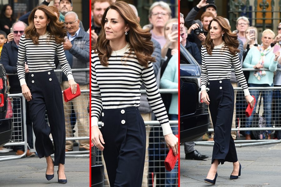 Cambridge Düşesi Kate Middleton'ın tarzı çok beğenildi