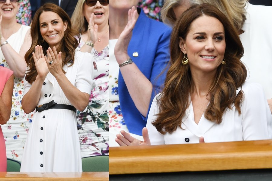 Kate Middleton tenis maçı izledi