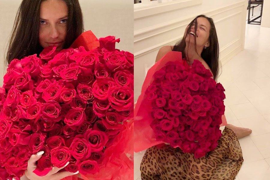 Adriana Lima'nın mutluluğu