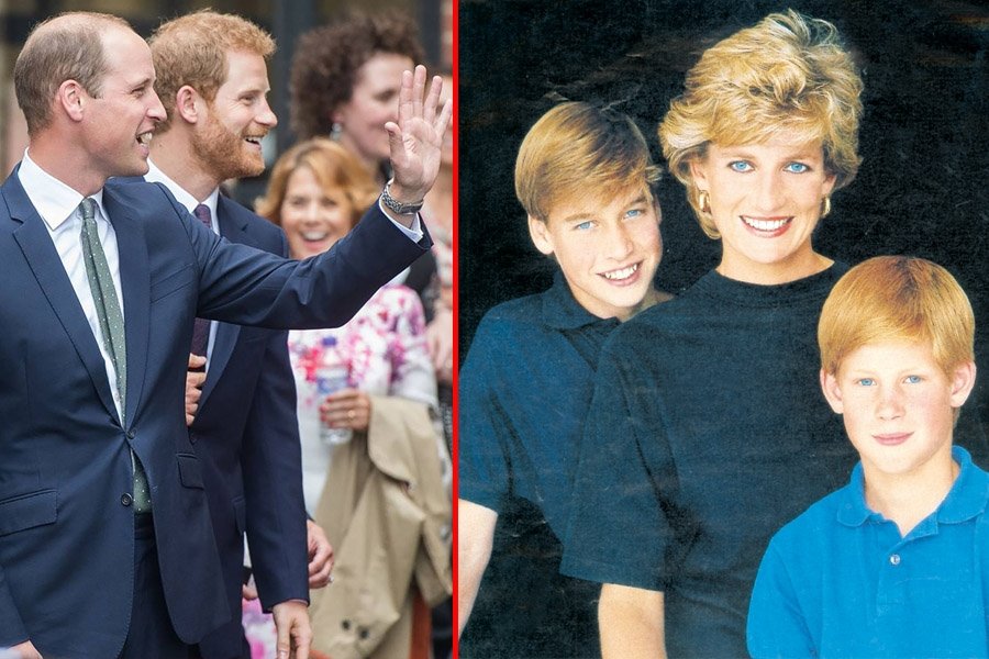 Prens William ve Prens Harry Leydi Diana’nın ölüm yıl dönümünde bir araya gelecek