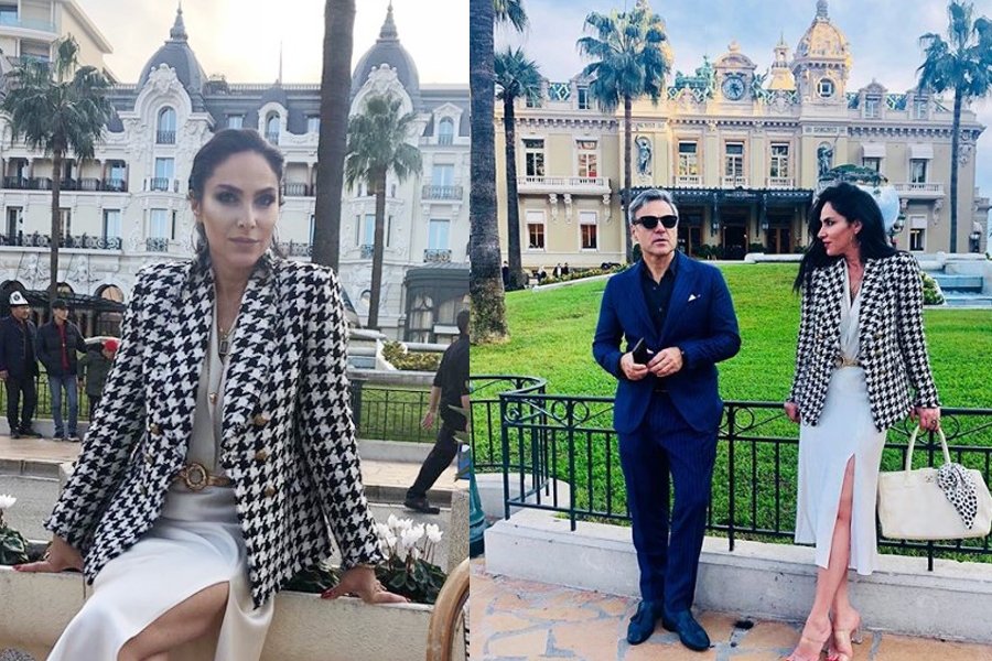Ayşe Kucuroğlu ve sevgilisi Monte Carlo'da tatil yapıyor