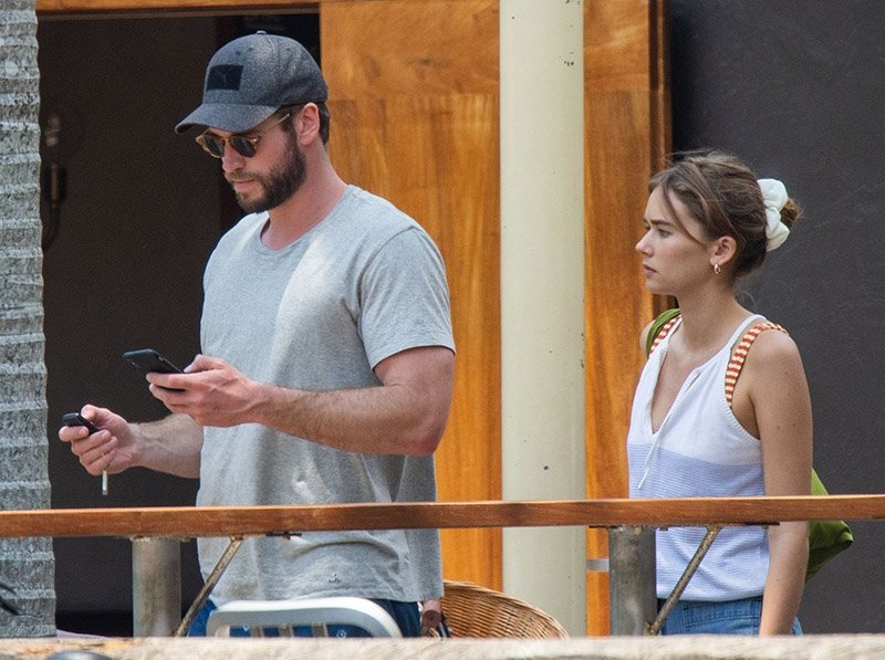 Liam Hemsworth yeni aşkı Gabriella Brooks ile birlikte