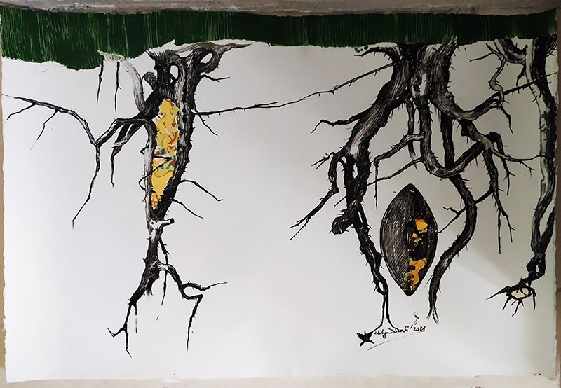 Yedi kadın tek sergi