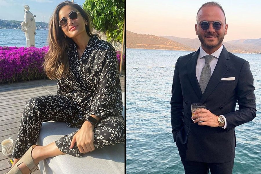 Murat Gezer ve Nazlı Çarmıklı nişanlandı