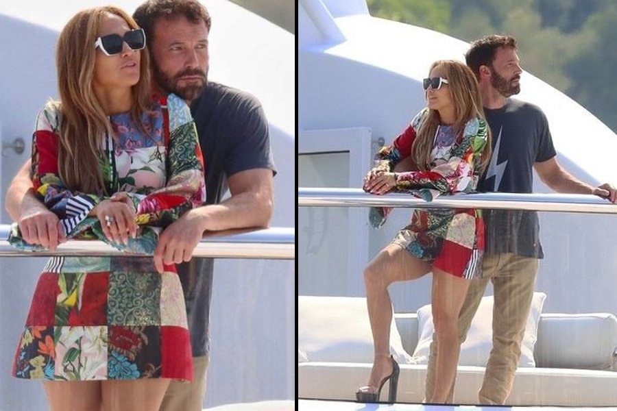 Jennifer Lopez ve Ben Affleck çifti Saint-Tropez’de