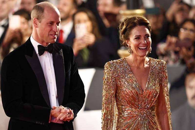 Yeni James Bond filminin galasına Kate Middleton damgasını vurdu