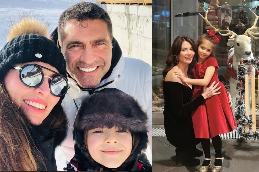 Nefise Karatay yeni yılı ailesiyle birlikte Kartalkaya’da karşıladı