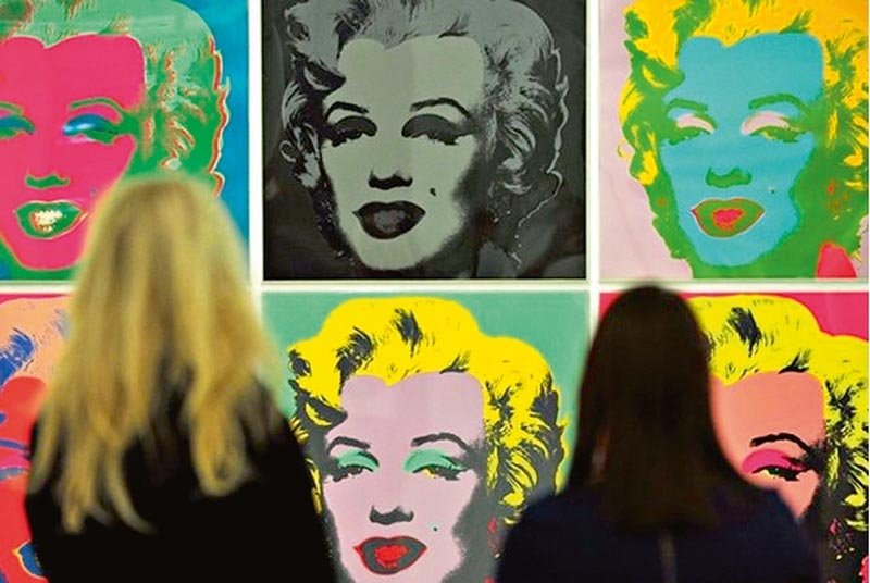 Andy Warhol ve Marlyn Monroe