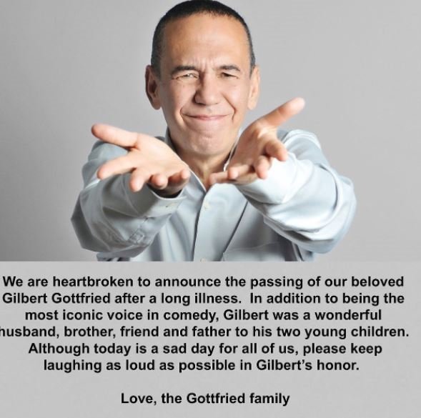 Gilbert Gottfried hayatını kaybetti