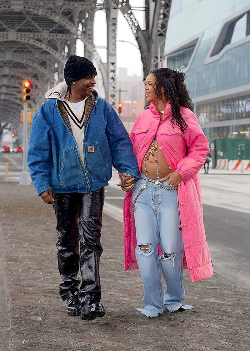 Rihanna ve ASAP Rocky'nin arasına Amina Muaddi mi girdi?