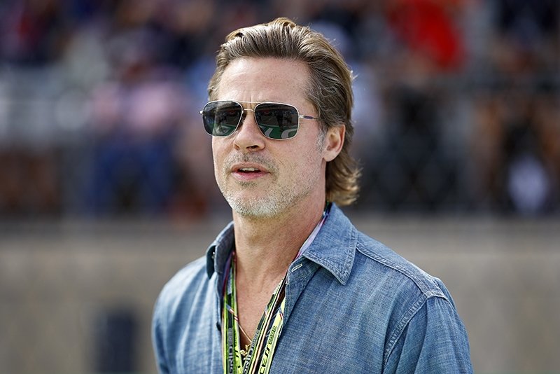 Brad Pitt'ten Formula 1'e yakın takip