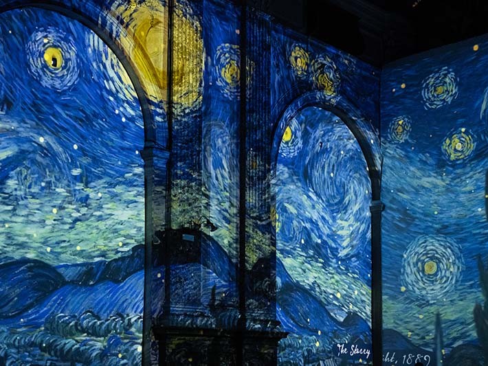 Van Gogh sergisi adeta büyüledi