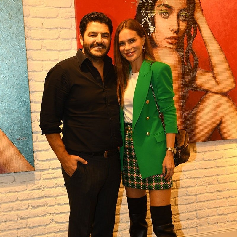 Ebru Şallı ve eşi Uğur Akkuş'un keyifli anları