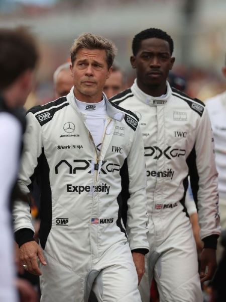 Brad Pitt Formula 1 Grand Prix yarışlarında