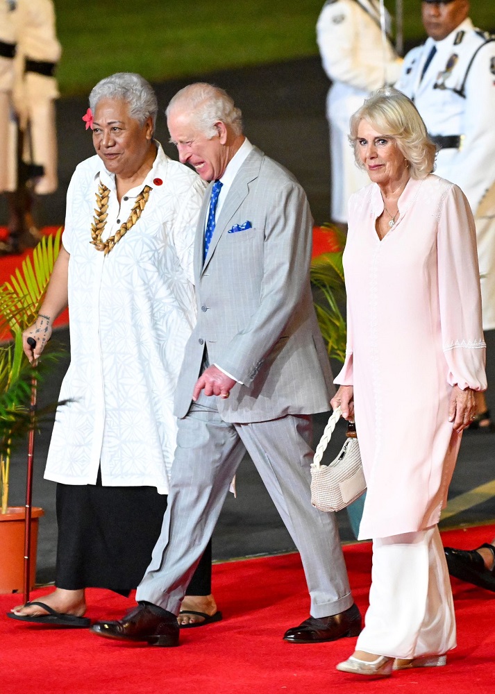 İngiltere Kralı Charles ve Kraliçe Camilla Samoa'ya Gitti