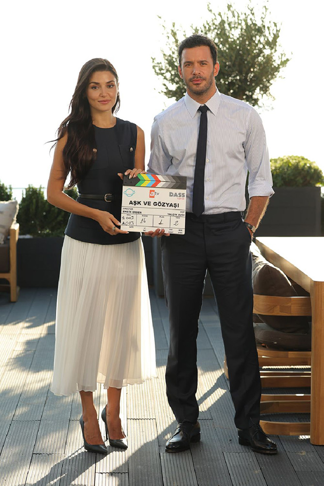 Hande Erçel ve Barış Arduç "Aşk ve Gözyaşı"nın Setinden İlk Kareler