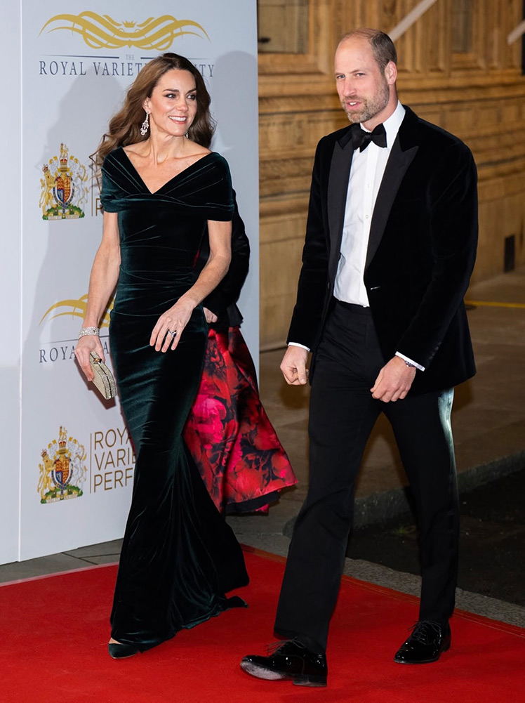 Prens William ve Kate Middleton, Royal Variety Performance’da Kırmızı Halıda