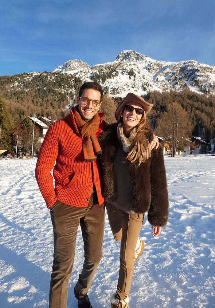 Aslışah Alkoçlar Demirağ ve Kaan Demirağ Saint-Moritz’te