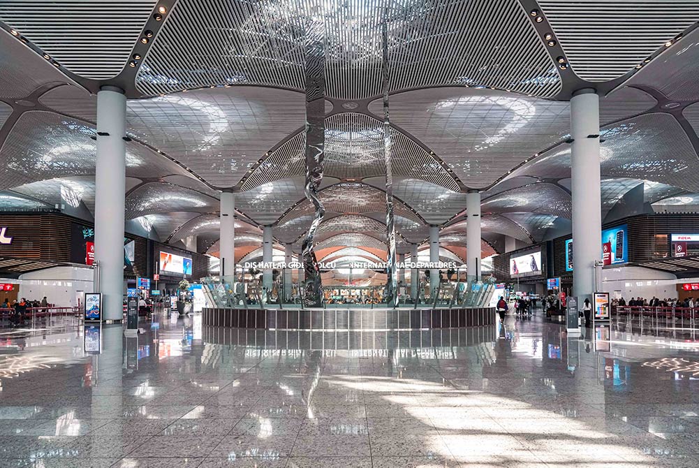 İGA İstanbul Havalimanı’nın Merkezi Dev Sanat Eseri ile Buluştu