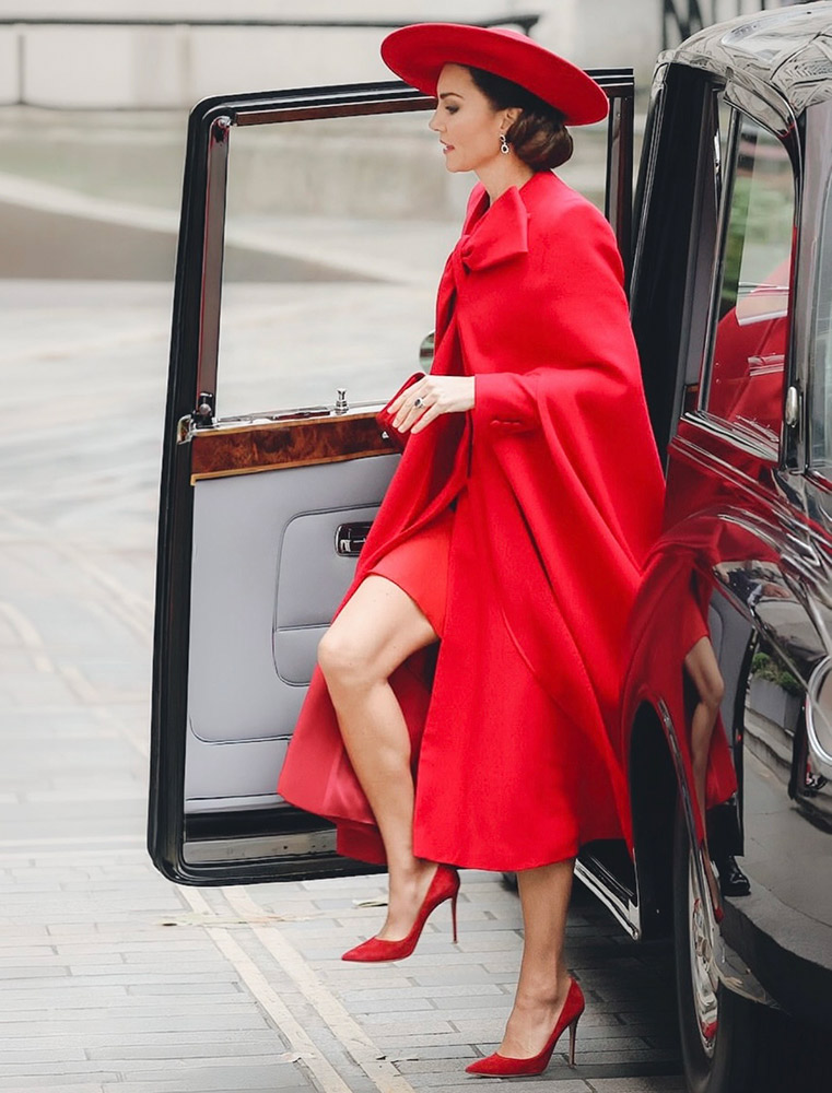 Prenses Kate’in Kırmızıyla Kurduğu Güçlü Stil Dili