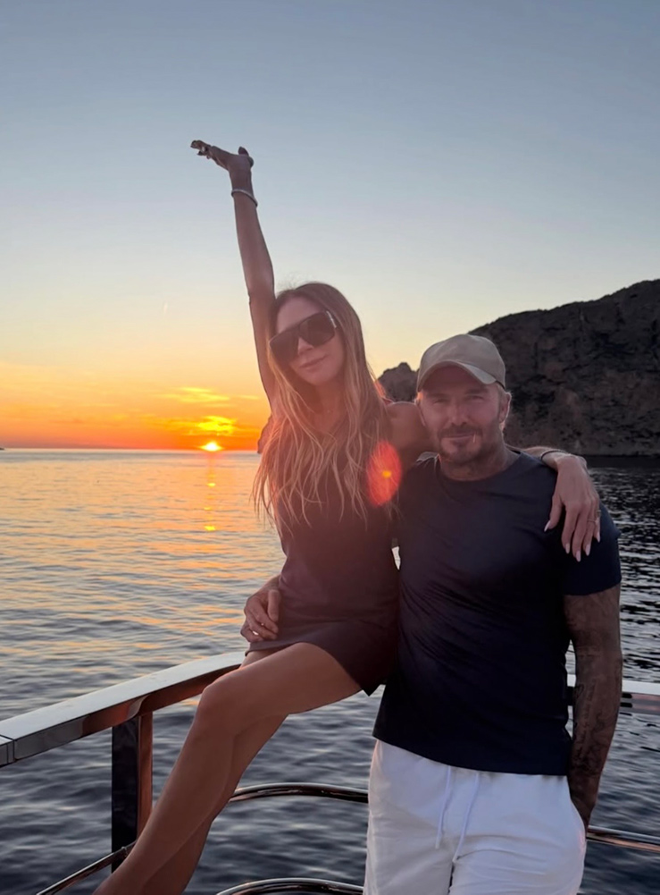 David Beckham Ailesiyle Yaz Tatiline Çıktı